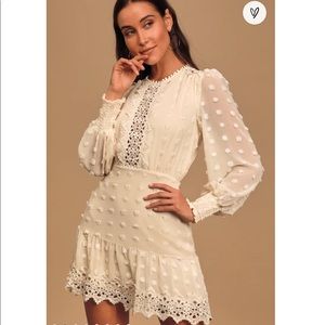 Lulus Love or Lust Embroidered Dress